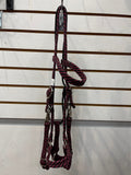 R.J. Mfg. Flat Braid Halter/Bridle Combo 5/8"