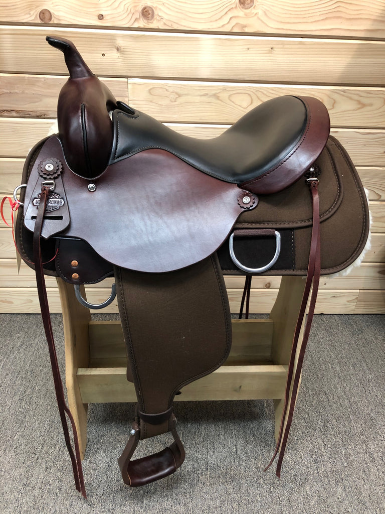 High Horse Lockhart Cordura Trail Saddle by Circle YWide Tree Tack