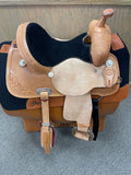 SRS Barrel Saddle Combo Tooled Light Oil