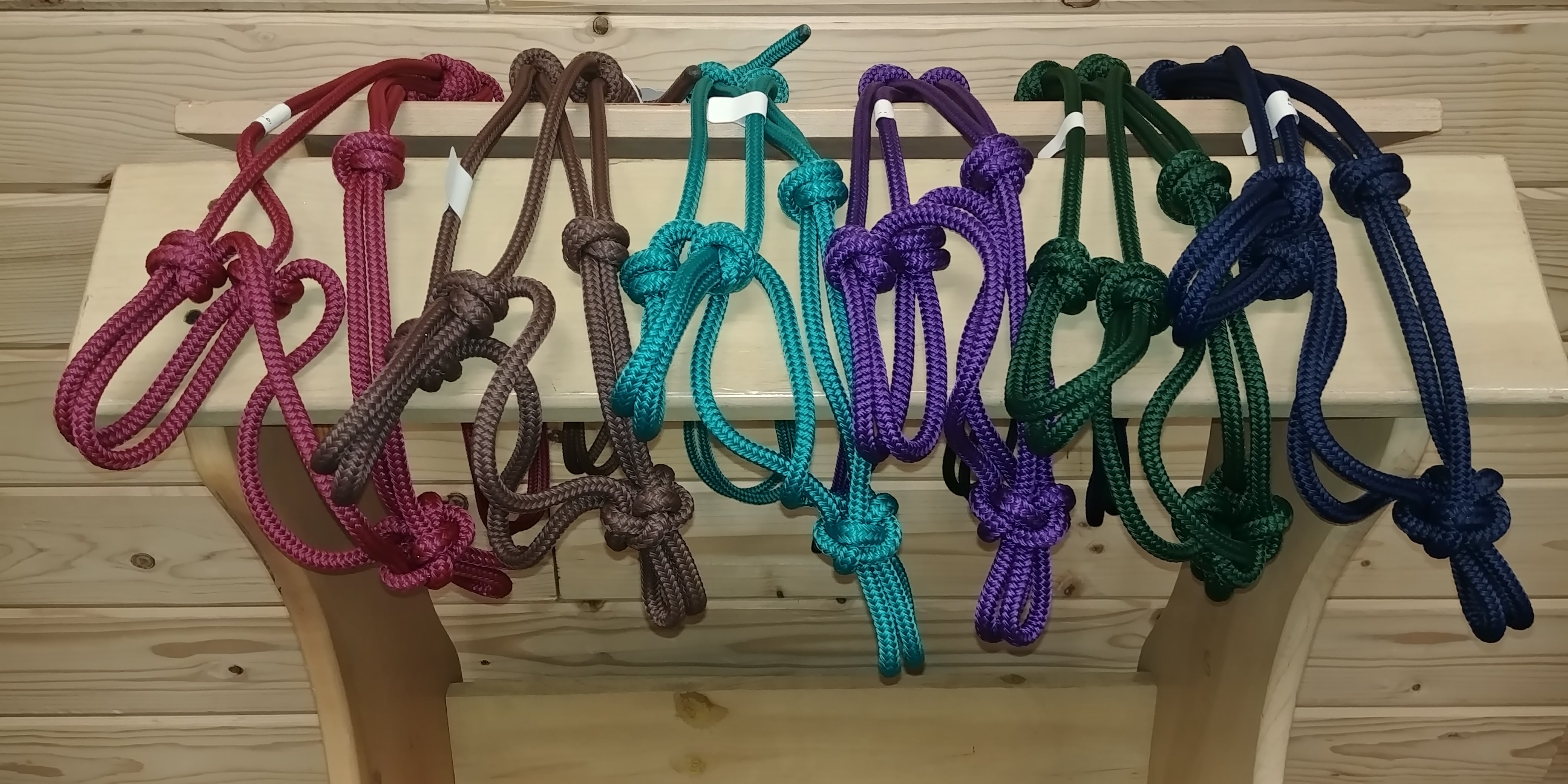 RJ MFG Soft Rope Halter – Tack Room Too