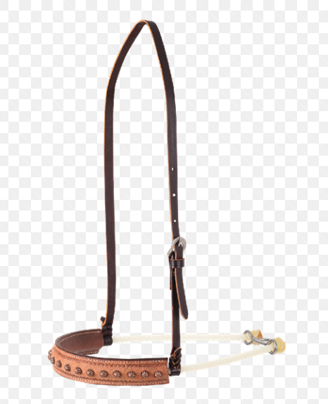 Martin Tooled Leather Tie-Down Noseband