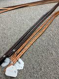 Billy Cook Floral Tooled Split Reins