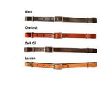Tory Leather Flat Leather Curb Strap