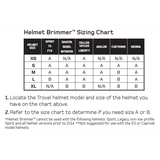 Troxel Helmet Brim