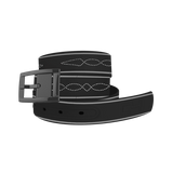 ETA Stitches Black Belt with Black Chrome Buckle Combo
