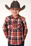 Roper Boy's L/S Snap Unlined Flannel Shirt Assortment