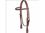 Cashel Diamond Tooled Brow Headstall Chocolate