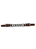 Circle Y Flat Link Curb Chain With Roller Buckles