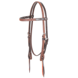 Martin Chestnut Roughout Browband Headstall