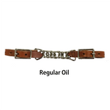 Circle Y Flat Link Curb Chain With Roller Buckles