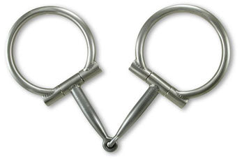 Francois Gauthier Smooth Brushed Offset D Ring Snaffle
