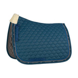 Horze Claremont Dressage Saddle Pad with Faux Fur