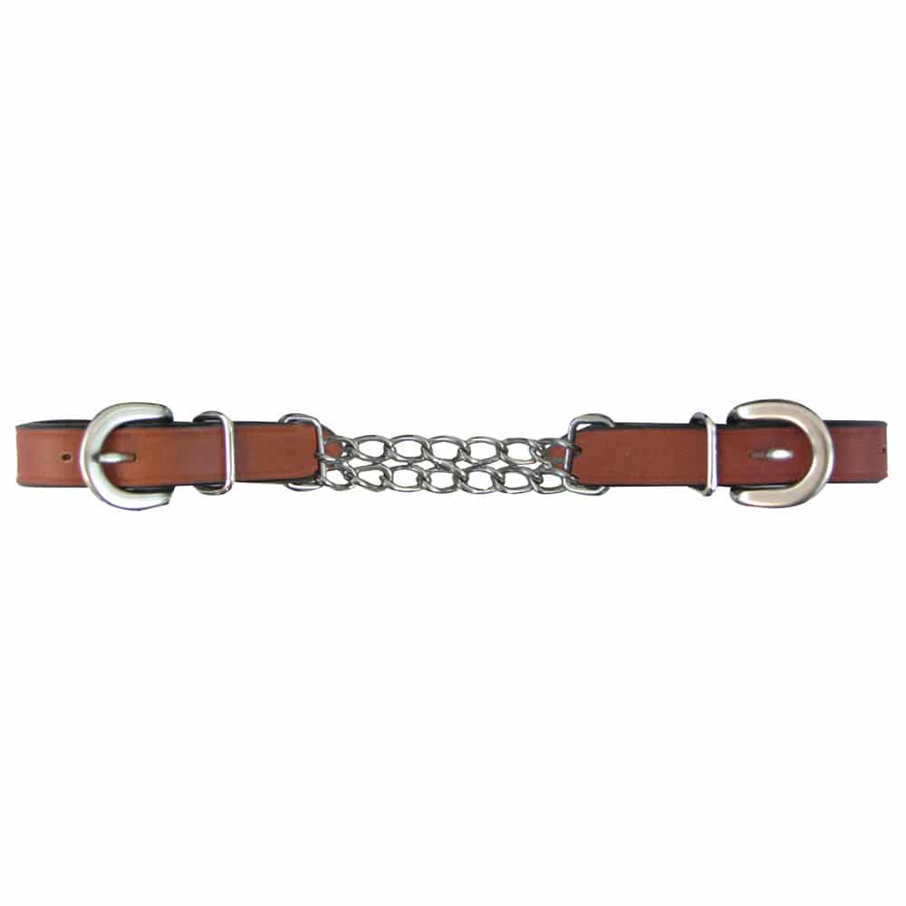 Tory Leather Double Curb Chain