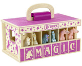 Breyer Unicorn Magic Wood Carry Stable