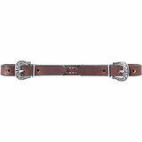 Weaver Basin Cowboy Flat Curb Strap Brown