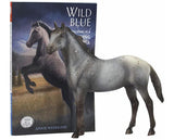 Breyer Wild Blue Model And Book Set